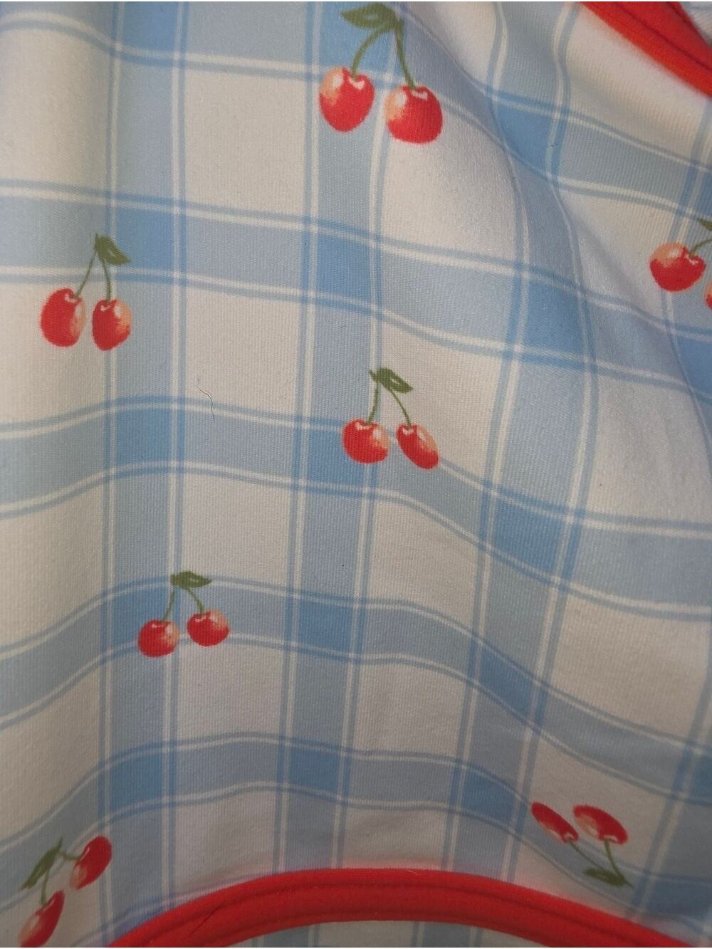 As Revival Roomper Dress With Cherry Prints NWT #DR1 - Picture 14 of 16